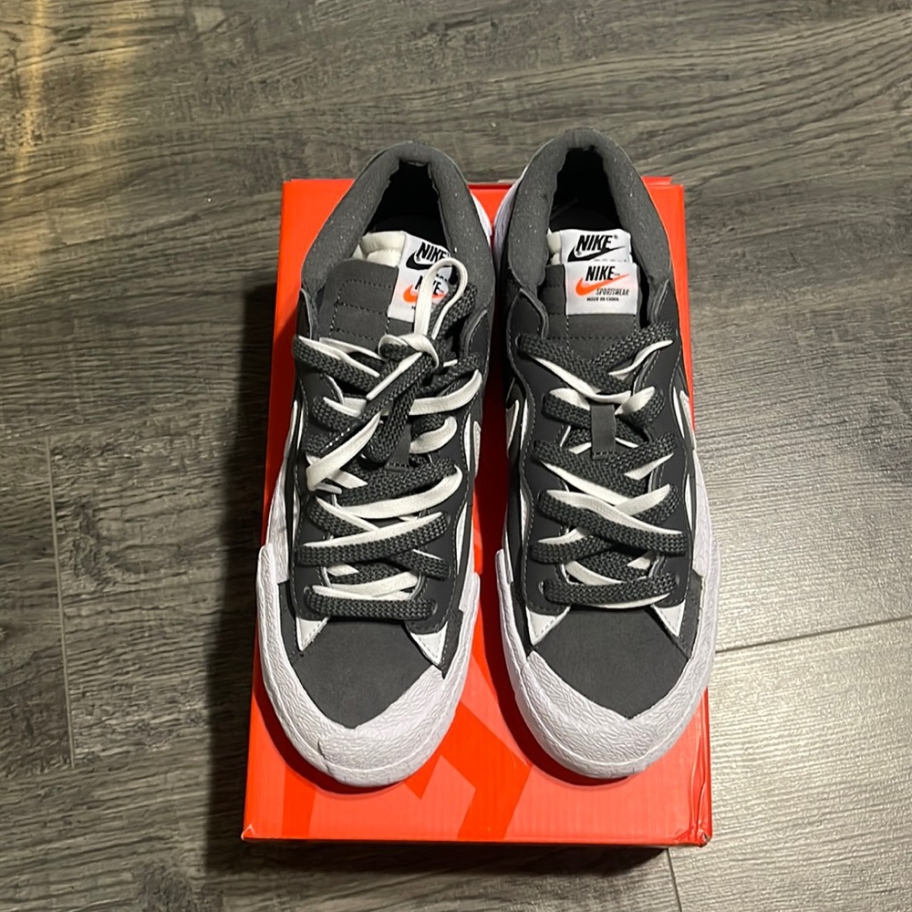 Nike Blazer Low Sacai Gray/White